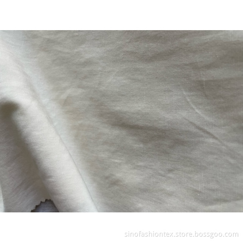 tencel linen plain weave summer fabric